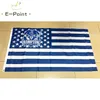 NCAA Hampton Pirates Flag 3 * 5ft (90 cm * 150 cm) Poliester Flaga Transparent Dekoracja Latająca Dom Ogród Flaga Świąteczne Prezenty