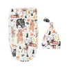 6 Stile Kleinkind Swaddle Jungen Mädchen Bär Dinosaurier Decke Hut Neugeborenes Baby weiche Baumwolle Schlafsack 2er Set Schlafsäcke