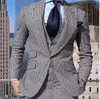 Moda One Button Groomsmen pico lapela do noivo smoking Homens ternos de casamento / Prom / Jantar melhor homem Blazer (jaqueta + calça + gravata + Vest) 721