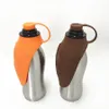 Stainless Steel Dog Water Bottle Portable Travel Dog Water Bottle Water Dispenser For Dogs Pets Suuplies RRA787