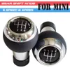 Shift Knob Car Accessories Chrome Leather 5/6 Speed Gear Stick Lever HandBall For MiNi Cooper R56 R57 R58 R59 R60 R61 F551