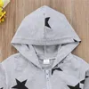 Autumn baby kids clothes 024M Newborn baby Long sleeve with cap jumpsuits Little Star rompers kids designer clothes JY5283017713