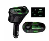 Kit per auto Lettore MP3 Modulatore trasmettitore FM wireless LCD USB wireless con kit per auto Bluetooth con luce blu / rossa / verde remota con scatola al dettaglio