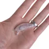 100pcs em branco rígido Iscas Iscas Unpainted pesca Crankbait Wobblers água doce peixes da atração envio gratuito de cinco centímetros 3.6g