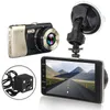 Full HD 1080p 4 calowy rejestrator samochodowy DVR Camera Dual Obiektyw wideo Night Vision Auto Dash Cam Wysoka jakość