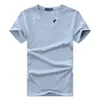 メンズVネックTシャツ夏の服の綿の半袖トップスリムフィットクラシックブランドTシャツアジアのサイズ5xl