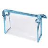 Transparent Multifonctionnel Portable Étanche PVC Cosmétique Trousse De Maquillage Pochette À Main Organisateur Zipper Cosmétiques Sac Trousse De Toilette