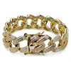 21mm Miami Cuban link Bracelet Gold Silver Color Plated Iced Out Micro Pave Zircon Men039s Bracelet For Women N1997222703