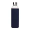 Bottle 550ml Desporto Aquático Com filtro de chá Infuser Universal BPA livre resistente à alta temperatura Garrafa de vidro Jarro Bolsa de protecção