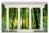 Groothandel-3D Foto behang Custom 3D Muur Muurschilderingen Behang Romeinse kolom Woods Landschap 3D Woonkamer TV Sofa Achtergrond Muur