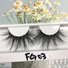 Super Long 27mm Dramatic Mink Lashes 5D Eyelash med holografisk förpackning Hot Sälj Cruelty Gratis Fdshine