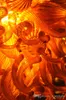 Современное янтарное стекло Большой кулон Светильники Отель House Гостиная Художественная Украшение Рука Стекло Светодиодное Светодиодное Освещение Любля