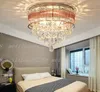 Led Simple European Crystal Light Circular Ceiling Lamps Modern Bedroom Lighting Master light in the bedroom Simple Creative Res MYY