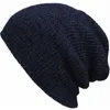 Unisex Winter Warme Mützen Baumwolle Hüte Gestrickte Kappen Solide Sieben Farben Weiche Beanie Schädel Strickmütze Outfit Frauen Männer9564086