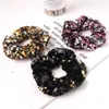 Pullu Scrunchie Glitter Saç Bağları Kız At Kuyruğu Sahipleri Halat Elastik Saç Bantları Kadınlar Saç Aksesuarları için Scrunchies 50 adet