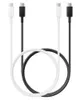 1m 3ft snabba laddningskablar Typ C USB-datum Kabelkabel för Samsung Note 10 20 HTC Android Phone PC
