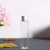 80ml Transparent Mask Bath Salt Test Pet Buis met aluminium cap lege reizen cosmetische verpakking fles F2016