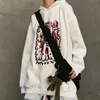 impresión de la marca con capucha mujeres del estilo nueva moda de Harajuku ropa coreana sudadera sobredimensionan bf Hipster unisex con capucha