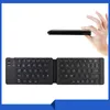 hot USB charging mini bluetooth wireless folding keyboard computer phone tablet office mini keypad dhl free