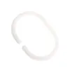 6480pcs/lot New Plastic Shower Curtain Hook Hanger Rings Hanger Bath Drape Loop Clasp Home Curtains Hanger