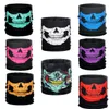 Nowy 10styles Motocykl Rower Outdoor Sports Neck Face Cosplay Maska Czaszka Maska Pełna Head Head Hood Protector Bandanas Party Maski C012