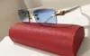 Белые Солнцезащитные очки рога Buffalo Vintage Ritro RIMLED Wood Wood Мода Солнцезащитные очки Для Мужчин Спорт Солнцезащитные Отечки Буффало Рога Ноги с красными коробками