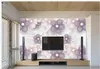 Bakgrund för väggar 3 d för vardagsrum silke smycken blomma 3d bakgrundsbilder TV bakgrundsvägg