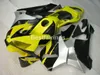 Moldagem por injeção Kit de justa Venda quente para Honda CBR600RR 03 04 Amarelo Prata Preto Fairings Set CBR600RR 2003 2004 JK12