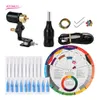 Maskiner Maskin Professionell Kits Verktyg Tattoo Gun Rotary Machine Professional Liner Shader Complete Kit Motor Pro Rotary