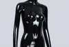 유행 여성 전신 검은 마네킹 반짝 이는 블랙 모델 판매