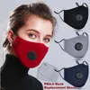 Masque facial Resubale en stock avec respirateur anti-poussière réglable de protection en carbone Fliter de protection avec 2 flitres Drop Ship Epack