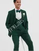 Beau Deux Boutons Garçons D'honneur Notch Lapel Groom Tuxedos Hommes Costumes Mariage / Bal / Dîner Meilleur Blazer Homme (Veste + Pantalon + Cravate + Gilet) W219