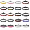 20 kleuren trendy lederen hoofdband elastische gevlochten lederen mode hoofdband handgemaakte honkbal en softball lederen hoofdband