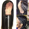 HD Transparent Lace Closure Wig 13x4 Laces Front Human Hair Wigs For Women mink Straight 360Lace Frontal diva1