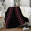 Baseball Sherpa Blanket 150 * 130 centímetros bola de futebol de futebol Impresso 3D Digital do inverno dos miúdos Plush Xaile Couch sofá jogar velo Enrole LJJA3028