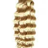 Bande Remy dans l'extension de cheveux humains crépus bouclés 100g 40pc 100% vrais cheveux humains Remy bande sans couture dans les Extensions de cheveux pleine tête