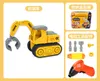 DIY Assemble Engineering Vehicle Model Model Cars Toys Electric Drill Drigator Dump Dump Trucks Truck Truck Developmental Toy FO9320045