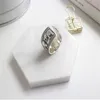 New Vintage Silver Open Size Rings Pour Femmes Fasion 925 Sterling Silver Wide Animal Elephant Totem Anneau Réglable