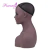 African American Black Samica Training Mannequin Head Bust Wig Holder Stand na kapelusz Diomand Peruka