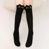 Meisjes knie hoge sokken vos cartoon dier kousen prinses katoen lange sokken kinderen mode sport leggings beenwarmers panty sokken D7141