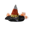 Halloween Pet Witch Hat Funny Cute Costume Hats Cat Dog Headgear Party Hats Witch Hat Party Supplies Puppy Cats Pet Hats BH2344 TQQ