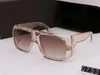 2021 Fashion Luxury Women Brand Designer Solglasögon 0733 Kvadratisk Stor Frame Sommar Generös Style Mixed Color Frame Toppkvalitet UV-skyddslins