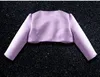 Härlig Vit Elfenben Röd Rosa Lila Girls Capes / Jackor Princess Party Coat Flower Girl Wrap Coat Blouse Bolero Storlek 4-13 2-14 H317457