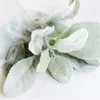 Kunstmatige zijde konijn oor plant tak flores herfst bladeren huis kerst decor bruiloft decoratie bloemen DIY regeling krans