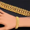 Männlich Armband Frauen Schmuck 12MM Pulseira Maskuline Trendy Gold Farbe Chunky Kette Link Armband Großhandel Bileklik Armband Für Mann