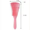 Detangling Brush for Curly Hair Wet Thick Kinky Hair 3 Colors Adjustable Scalp Massage Hair Brush