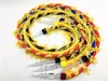 Nieuwe kleurrijke 1,5 m acryl handvat filter zachte pe slang tube mounthpiece tip DIY voor waterpijp shisha roken pijp hoge kwaliteit hot cake