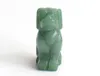 2.0 INCHES Natural Green Aventurine Carved Crystal Reiki Healing Dog Statue Animal Totem Sculpture