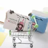 Cartoon swing meisje canvas mini portemonnee munten portemonnee sleutels clutch bags voor vrouwen