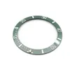 Lunette de montre en céramique verte de 38 mm, insert de qualité supérieure pour 1